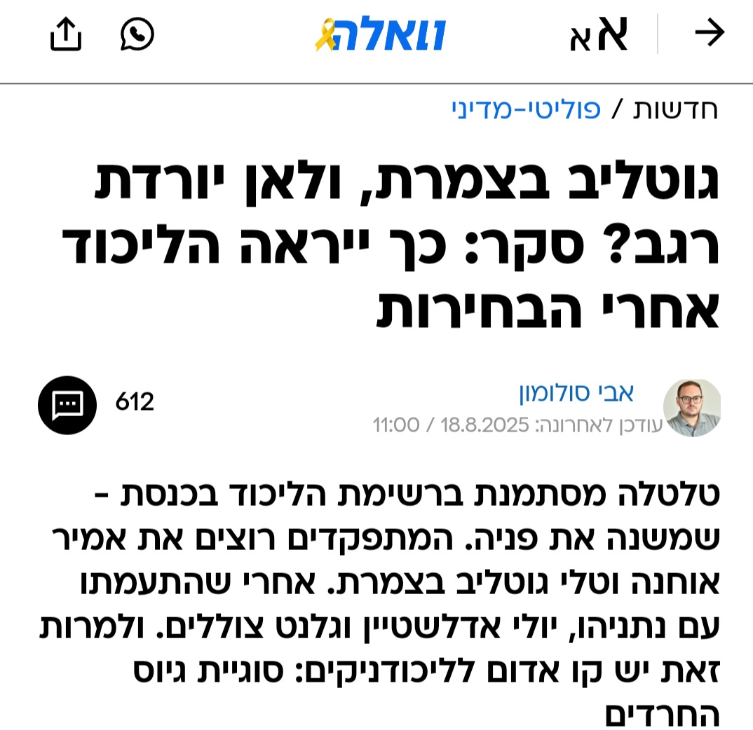 למה סקר מתפקדים טועה ומטעה?