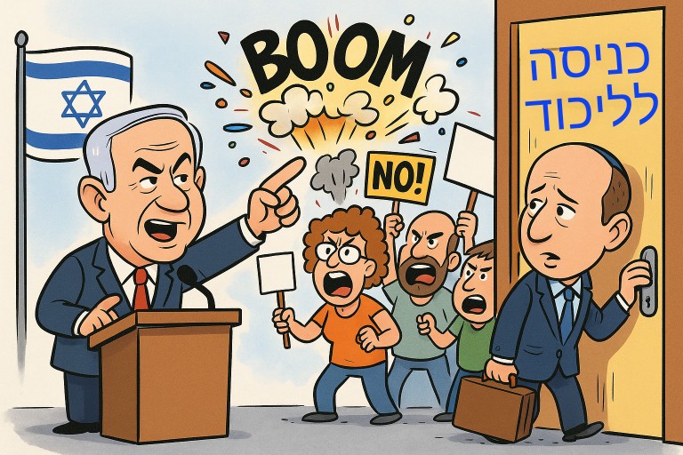 נתניהו מאיים, השמאל מתפוצץ, בנט מחפש כניסה