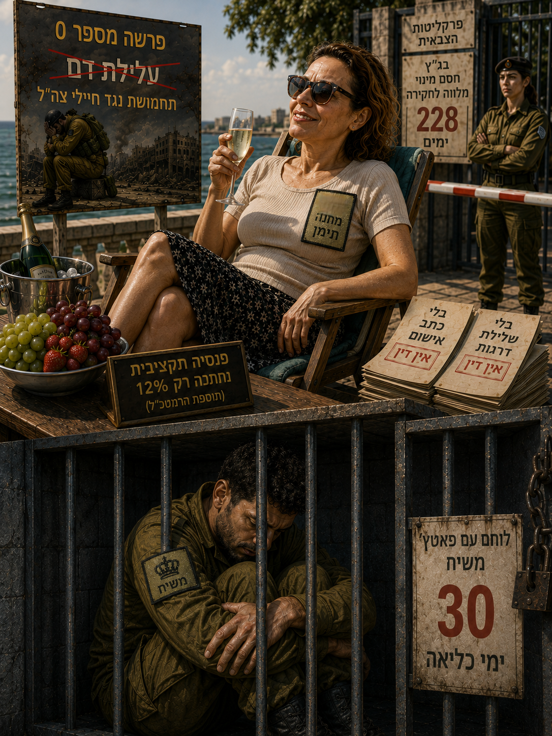 228 ימים של חסינות, 30 ימים של ענישה.