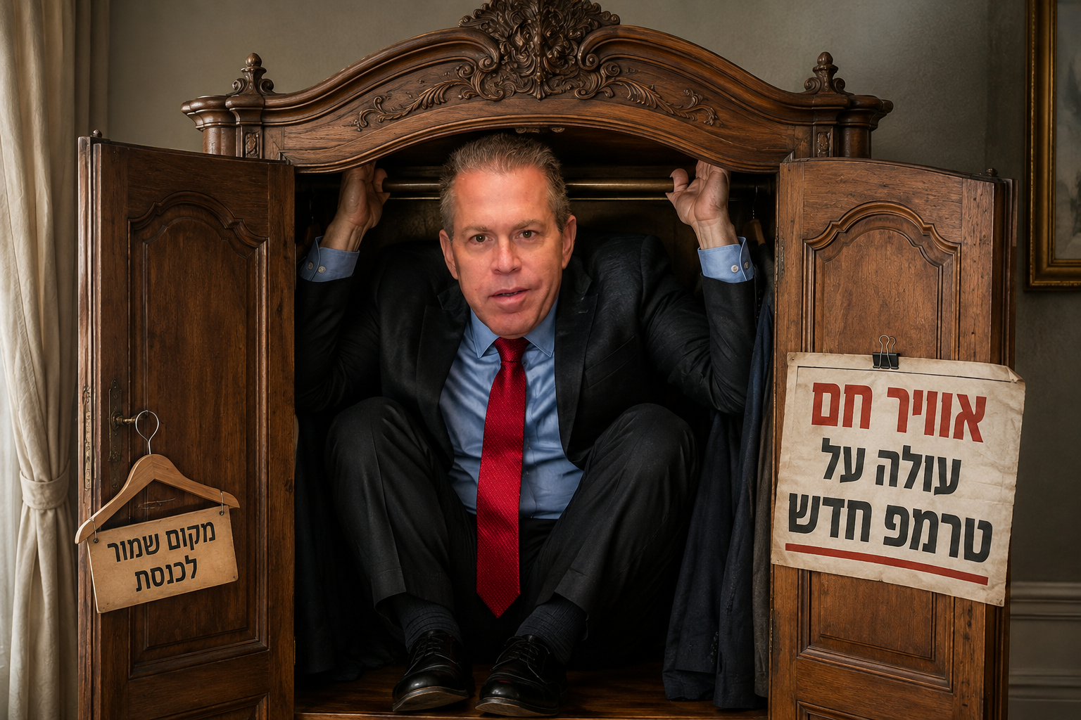 אוויר חם ארדן עולה על טרמפ חדש