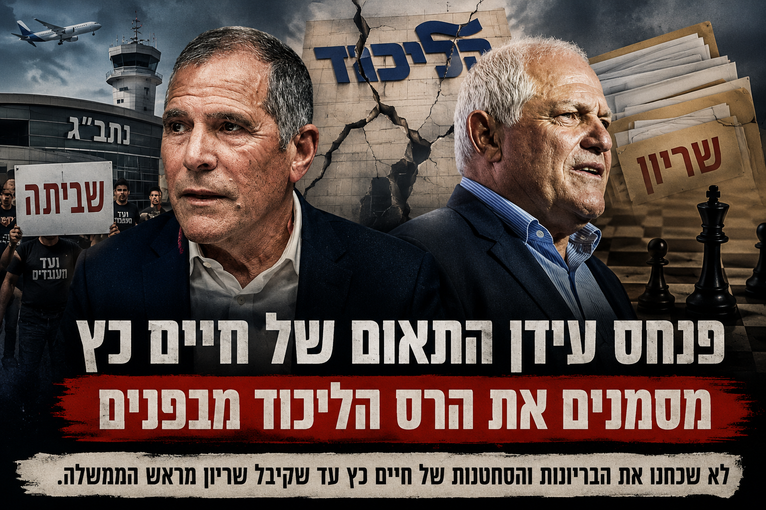 פנחס עידן וחיים כץ: התאומים שמאיימים להרוס את הליכוד מבפנים