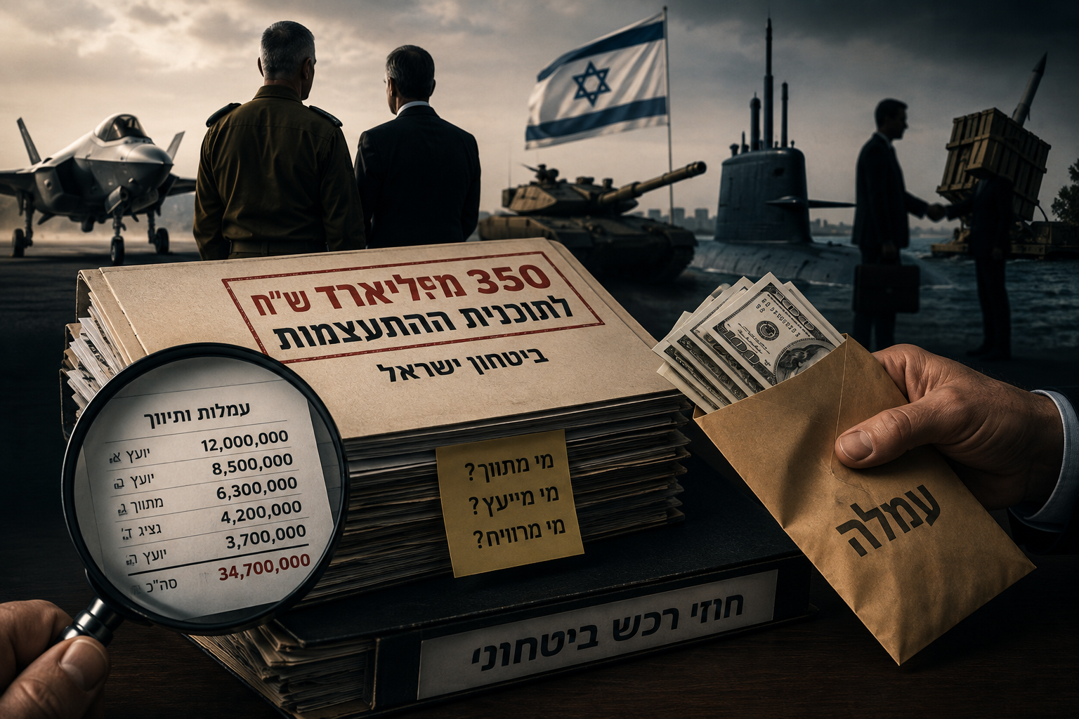 לפני 350 מיליארד להתעצמות – רפורמה במתווכי הנשק