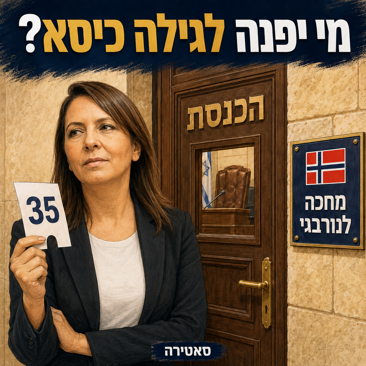 גמליאל והנורבגי: מי שלא פינתה מקום, תחכה שיפנו בשבילה