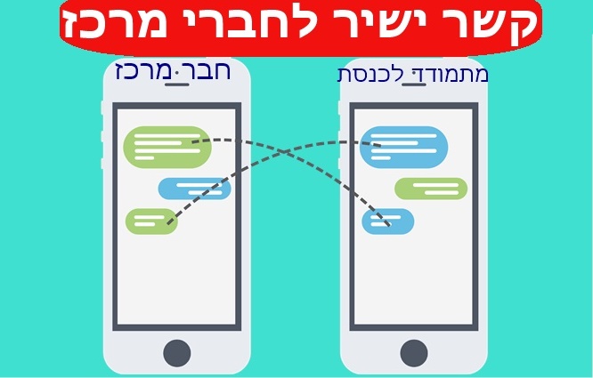 משלוח מסרונים לחברי מרכז