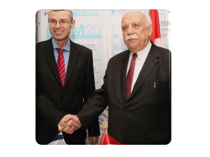 שר התיירות יריב לוין נפגש עם עמיתו הטורקי, השר נאבי אבקי