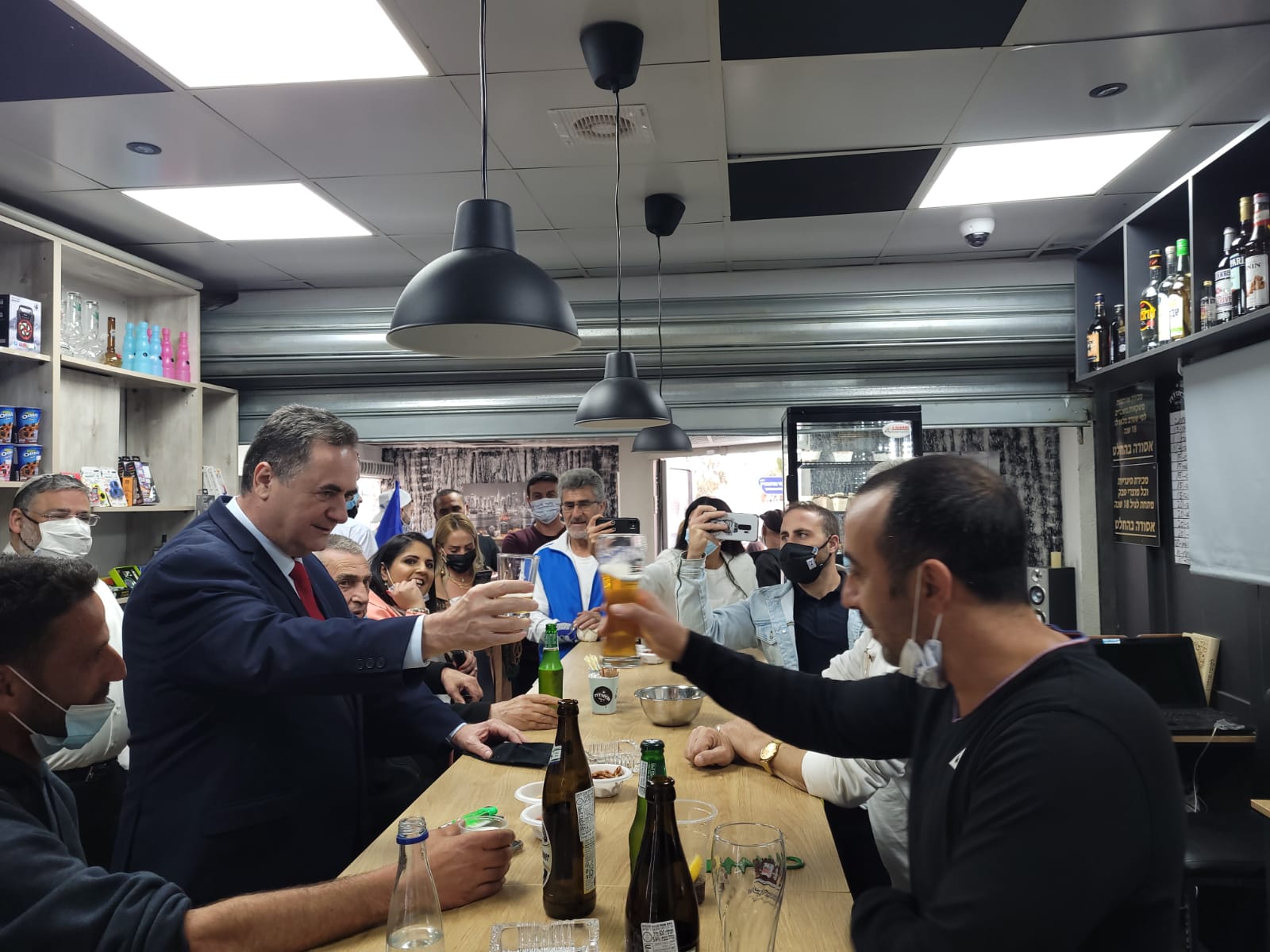 קבלת פנים חמה לשר כ